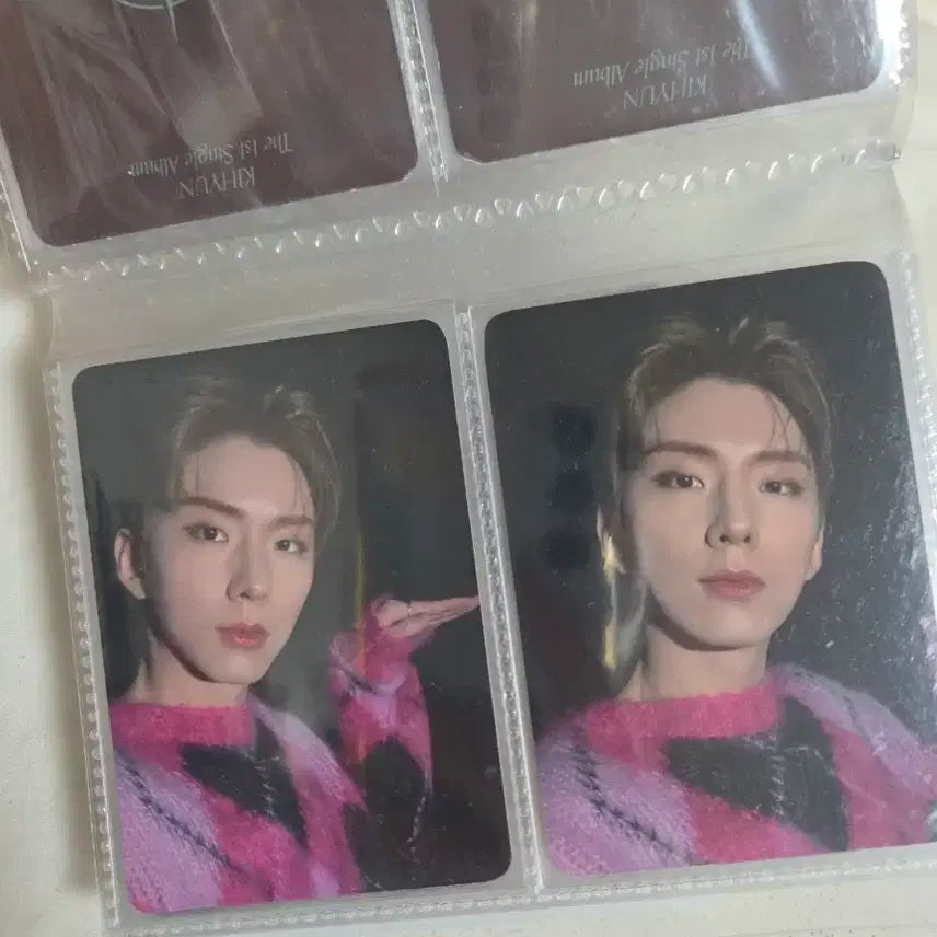 몬스타엑스 기현 포카 46장 일괄 판매(아코,보이저)