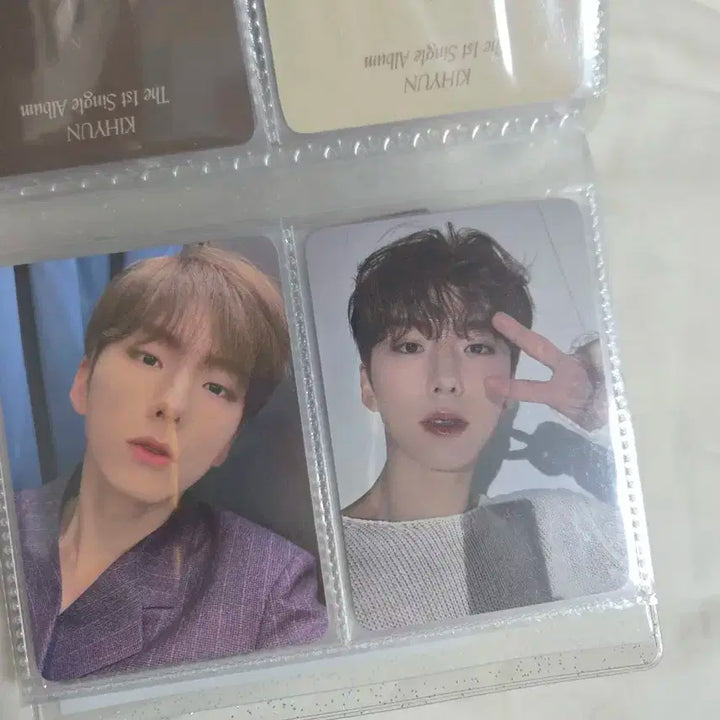 몬스타엑스 기현 포카 46장 일괄 판매(아코,보이저)