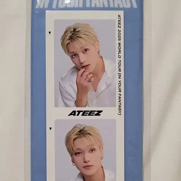 에이티즈 일본 인유어판타지 2컷 랜덤 포토세트-우영