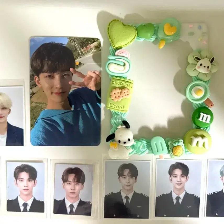 세븐틴 항공틴 윤정한 조슈아 정한 헹가래 포카 증사 증명사진 시그