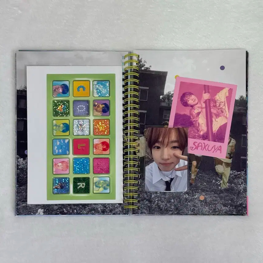 엔시티 위시 컬러 포토북 앨범 초회한정 사쿠야 포카 + 폴라