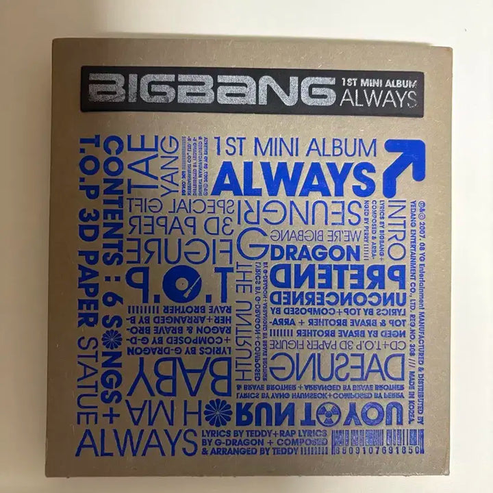 빅뱅 ALWAYS 미니앨범