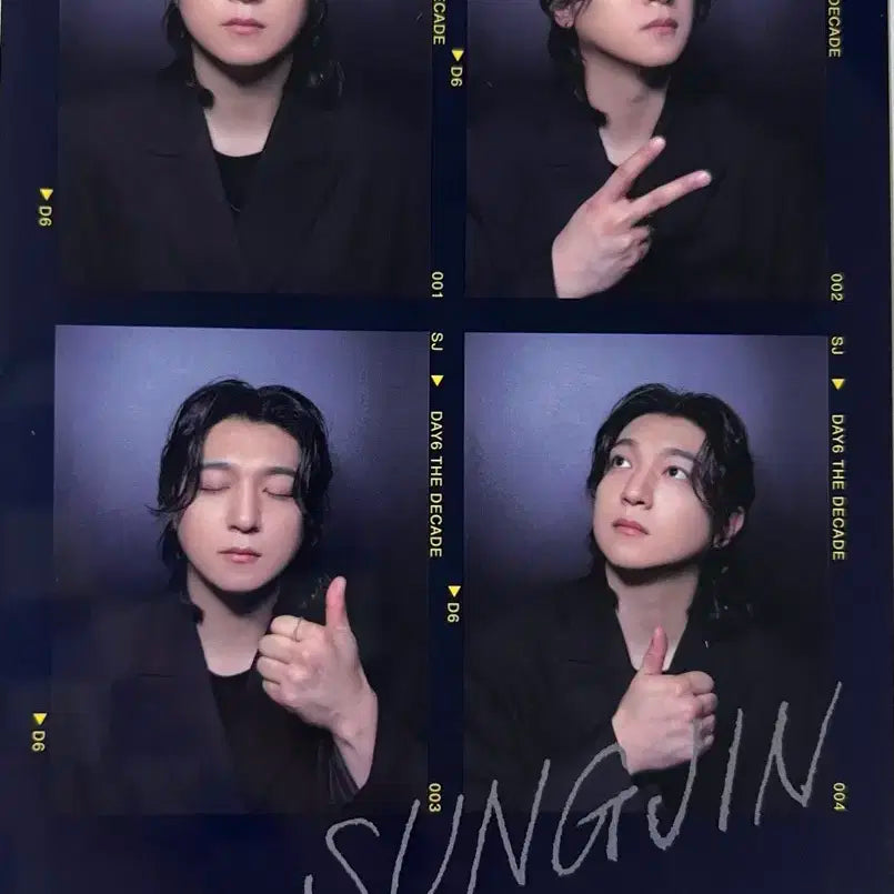 데이식스 더데케이드 특전 4컷+스탬프 스티커 성진, 도운