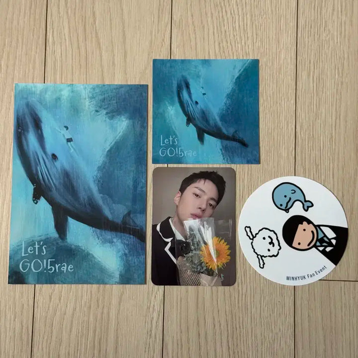 몬스타엑스 민혁 팬이벤트 팬미팅 포카 엽서 스티커 세트 일괄