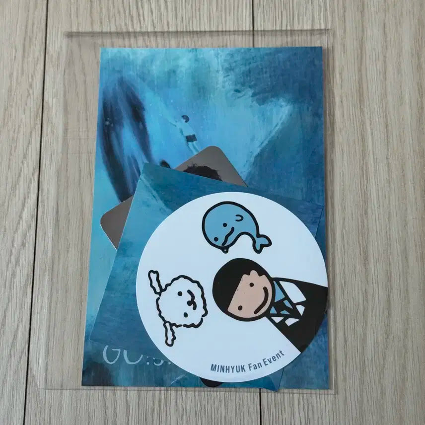 몬스타엑스 민혁 팬이벤트 팬미팅 포카 엽서 스티커 세트 일괄