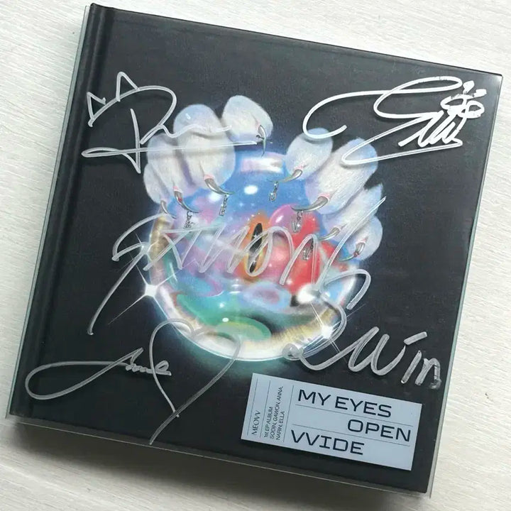MEOVV My Eyes Open 싸인 미야오 사인 앨범 비매 양도