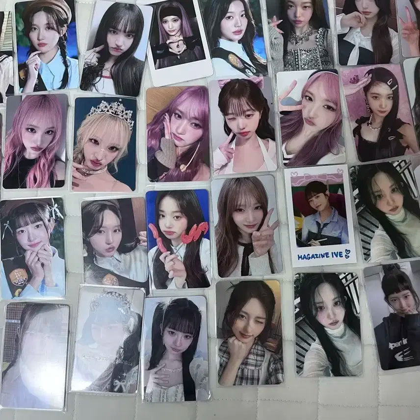 아이브 포카 판매/교환 일괄XX