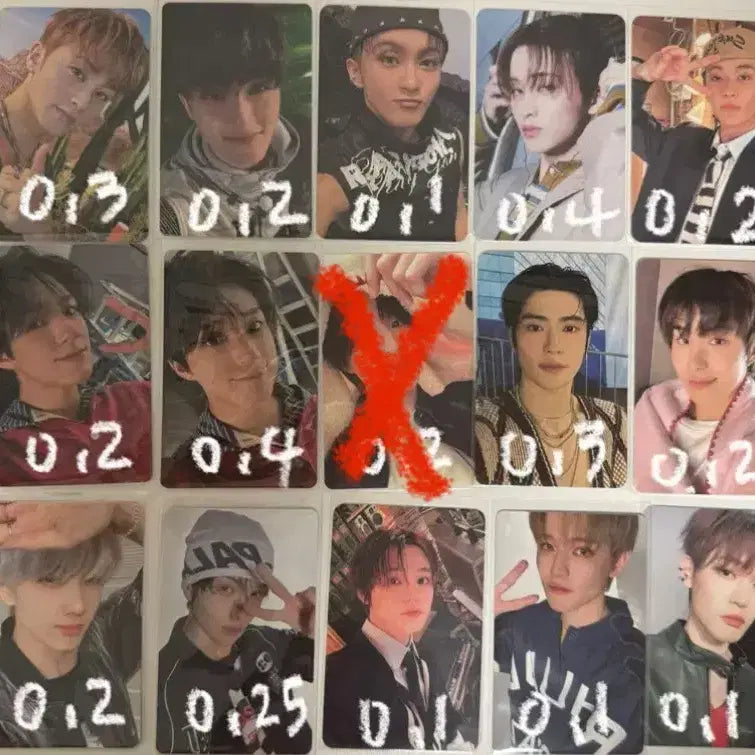 엔시티 포카 마크,제노,지성,천러,재현,정우