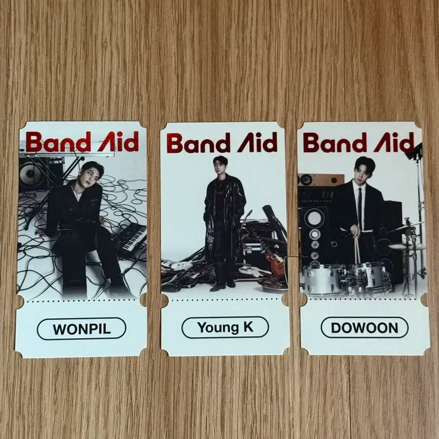 데이식스 밴드에이드 티켓 원필 영케이 도운 일괄
