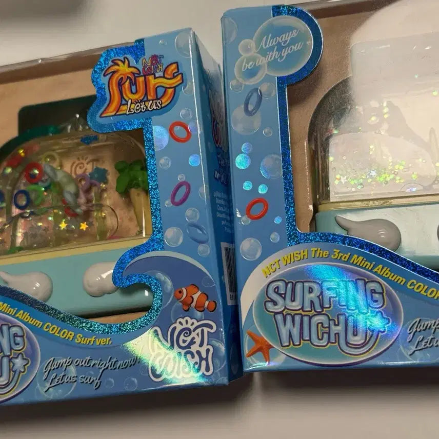 엔시티 위시 서프 버전 컬러 키링 앨범 개봉