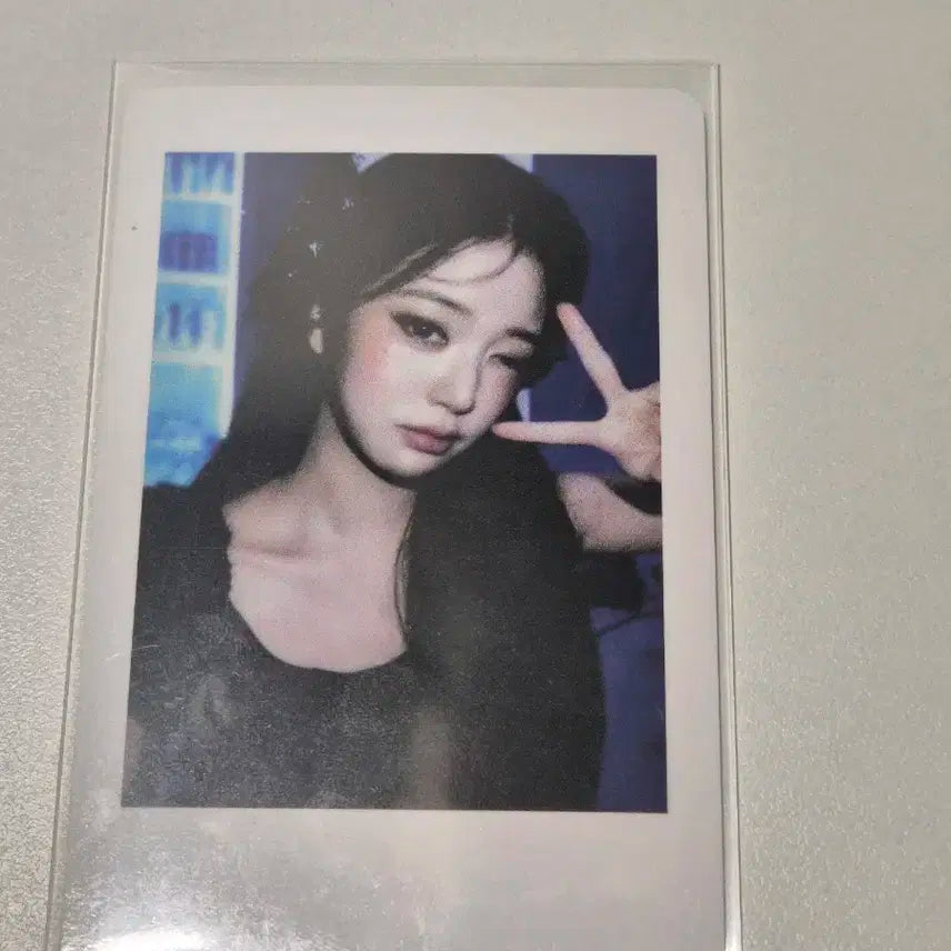 아이브 시크릿 위드뮤 럭드 폴라로이드 원영  포카