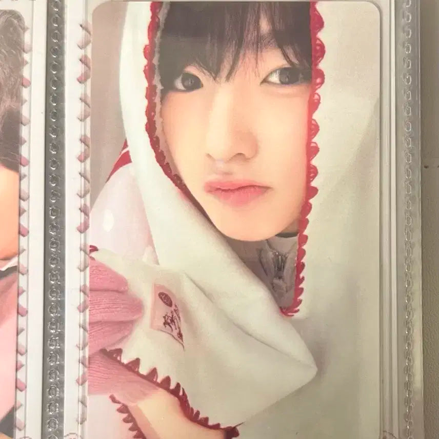 엔시티 위시 사쿠야 핑크 크리스마스 포카