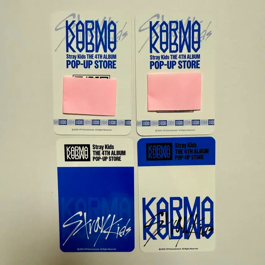 일괄)스트레이키즈 카르마 팝업 필릭스 큐알 현진 큐알 쪽냥즈 댄스라차