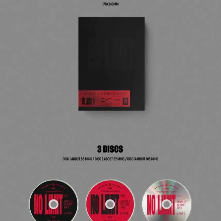 몬스타엑스 노리밋투어 개봉 DVD