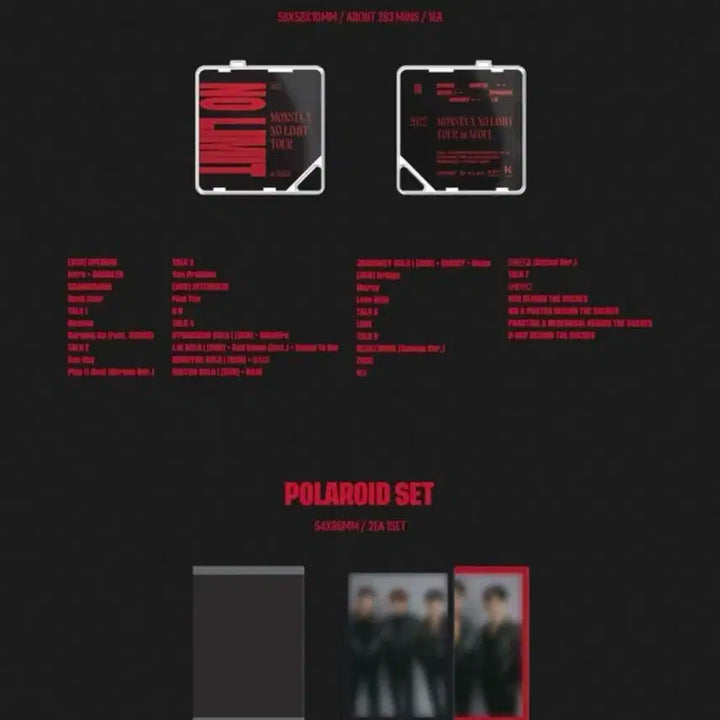 탈덕처분) 몬스타엑스 노리밋투어 개봉 키트 비디오