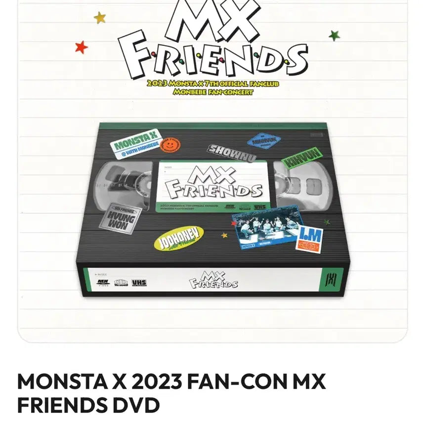 몬스타엑스 MX FRIENDS 팬콘 개봉 DVD