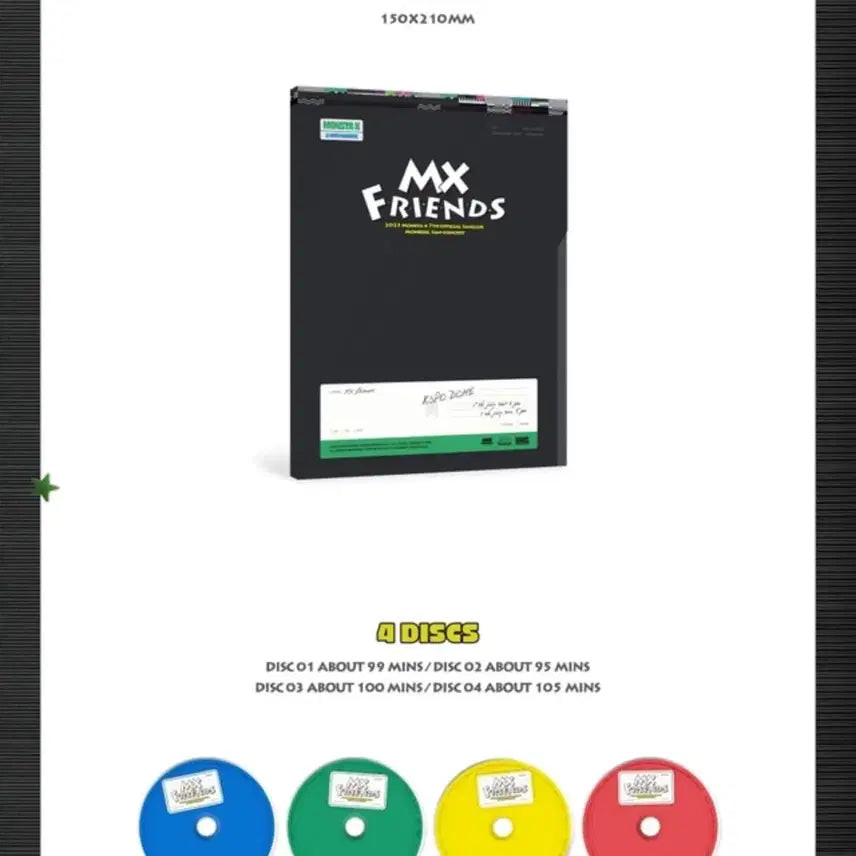 몬스타엑스 MX FRIENDS 팬콘 개봉 DVD