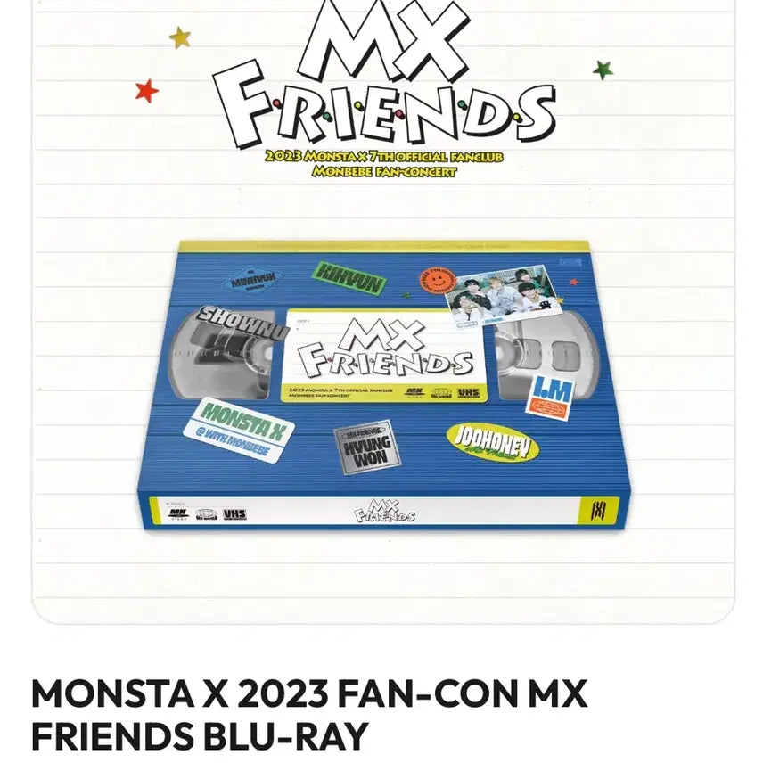몬스타엑스 MX FRIENDS 팬콘 개봉 블루레이 BLU-RAY