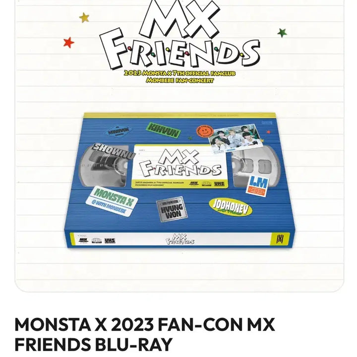 몬스타엑스 MX FRIENDS 팬콘 개봉 블루레이 BLU-RAY