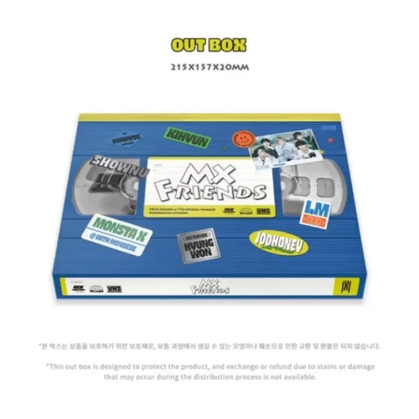 몬스타엑스 MX FRIENDS 팬콘 개봉 블루레이 BLU-RAY
