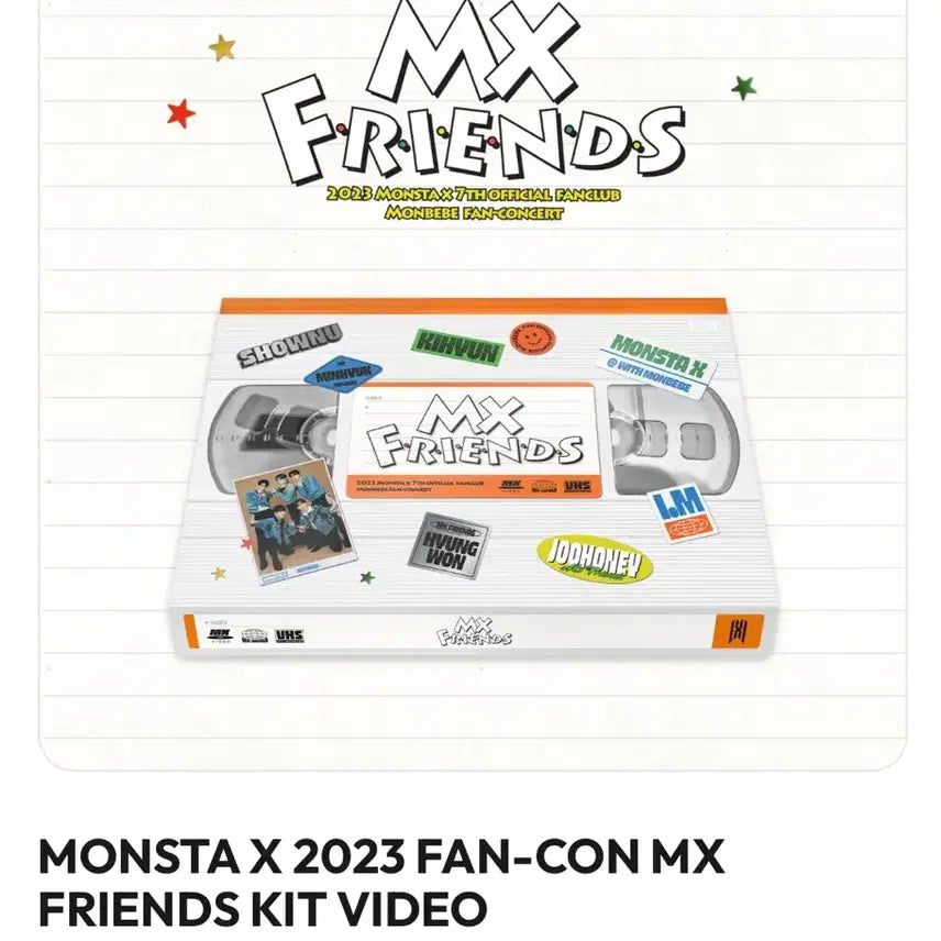 몬스타엑스 MX FRIENDS 팬콘 개봉 키트 비디오