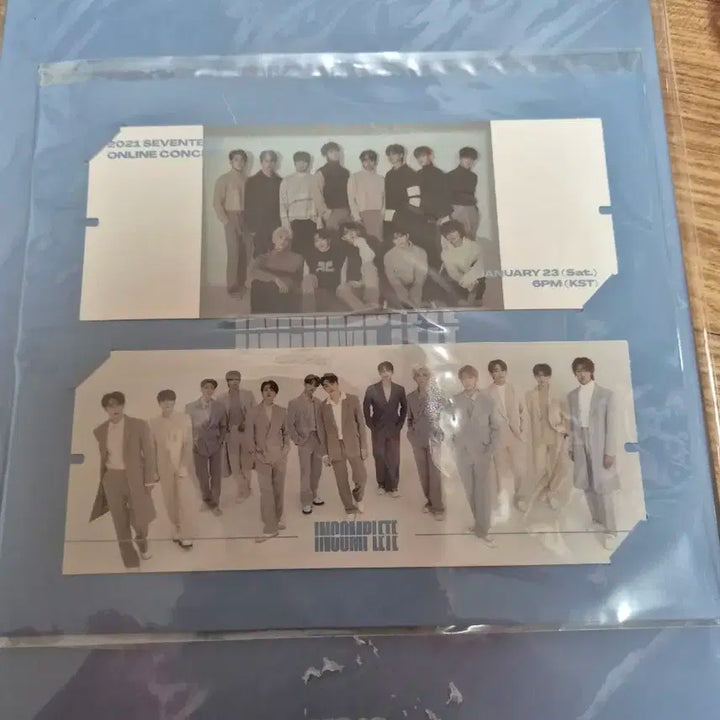 세븐틴 인컴플리트 콘서트 굿즈