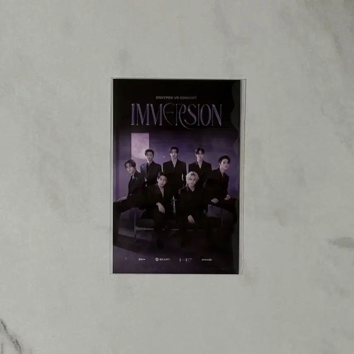 (미개봉)엔하이픈 이머전 VR콘서트 2차 특전 선우 스페셜 포카