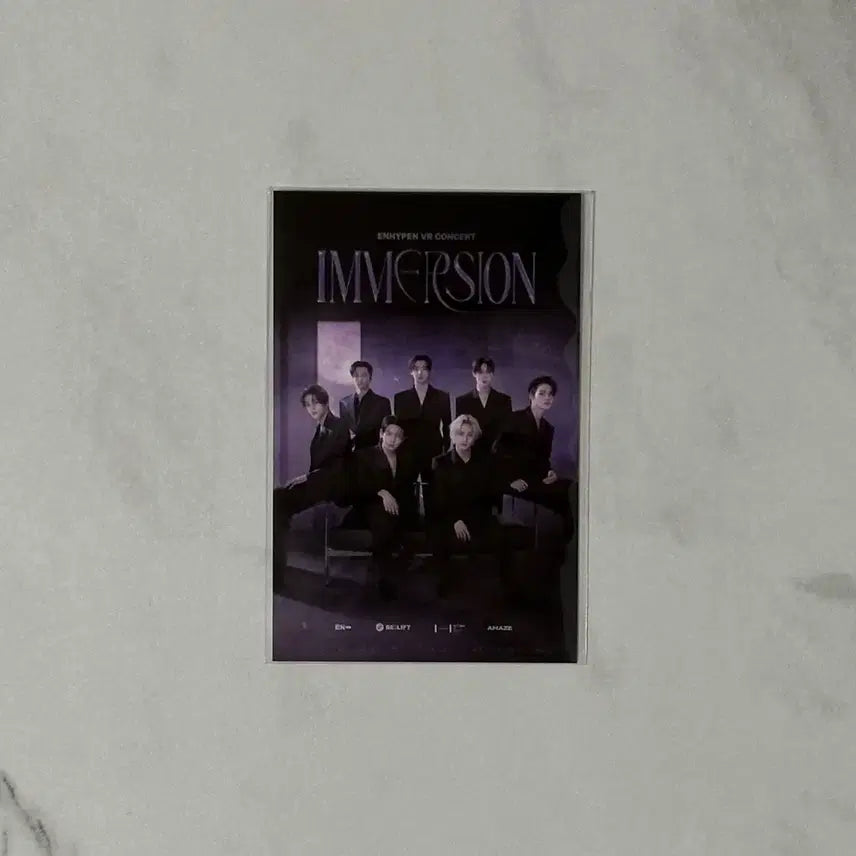 (미개봉)엔하이픈 이머전 VR콘서트 2차 특전 선우 스페셜 포카