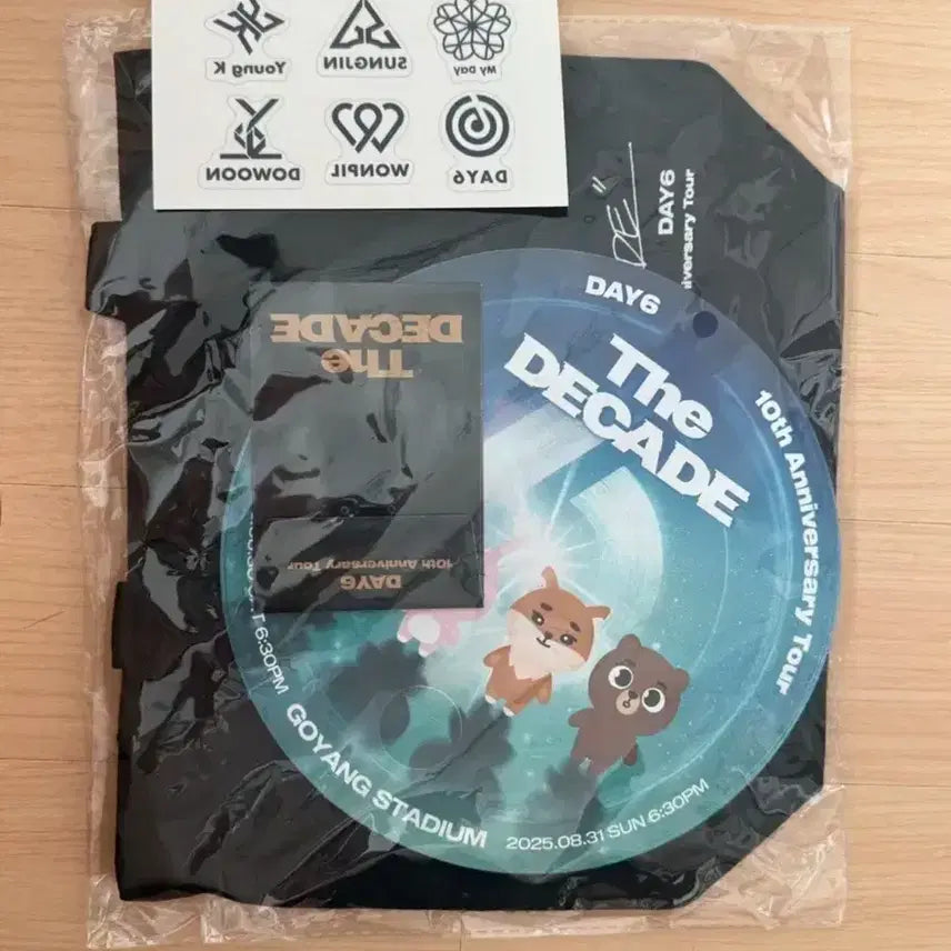 데이식스 고양콘 막콘 입장키트 + 타투 스티커