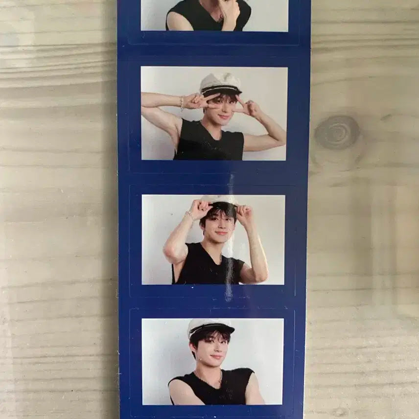 Nct 정우 네컷 스티커 마린룩 시그