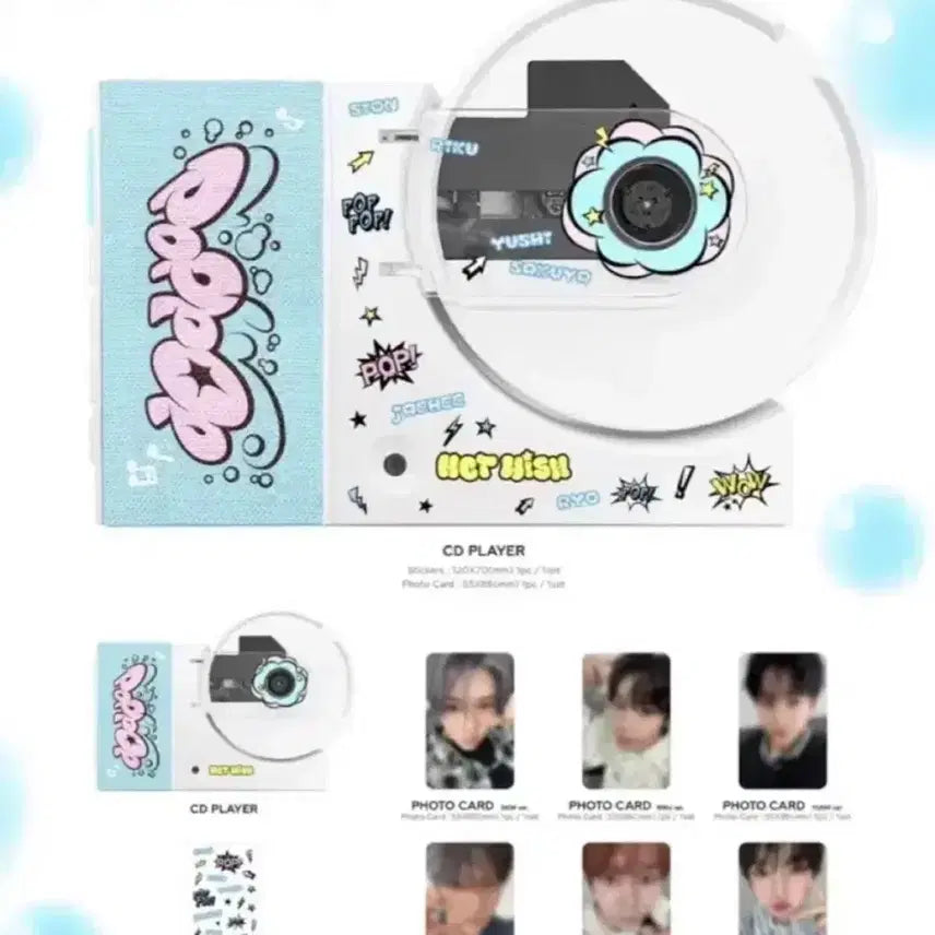 Nct wish poppop 중국 md cd 플레이어
