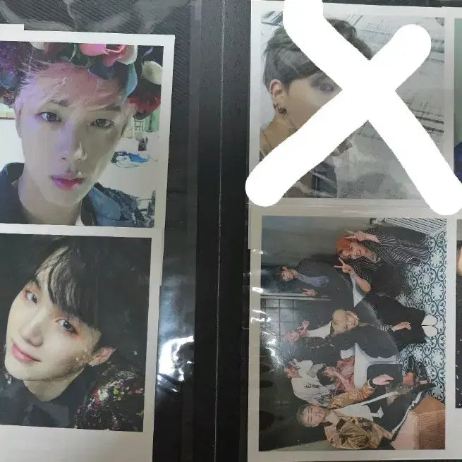 방탄 윙즈 포카 일괄