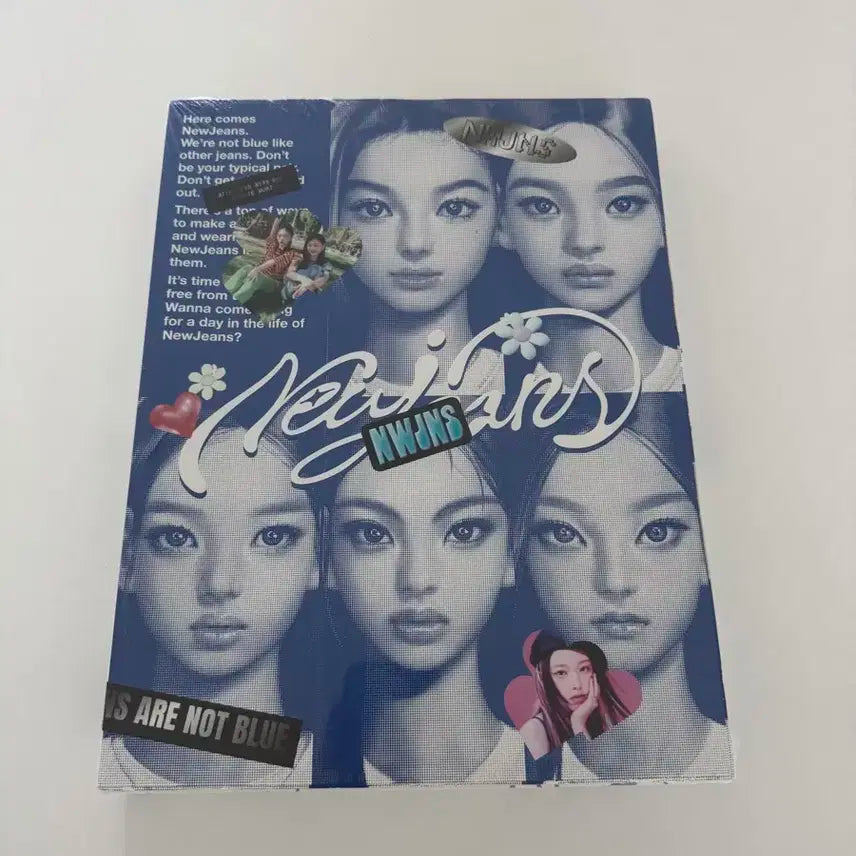 (미개봉 새상품) 뉴진스 어텐션  블루북 앨범 단체