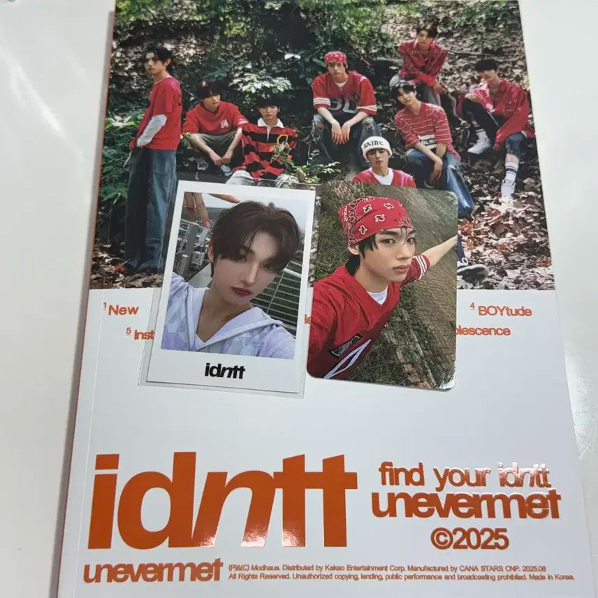 아이덴티티 idntt 대면 팬싸 희주 미공포 포카 개봉 앨범