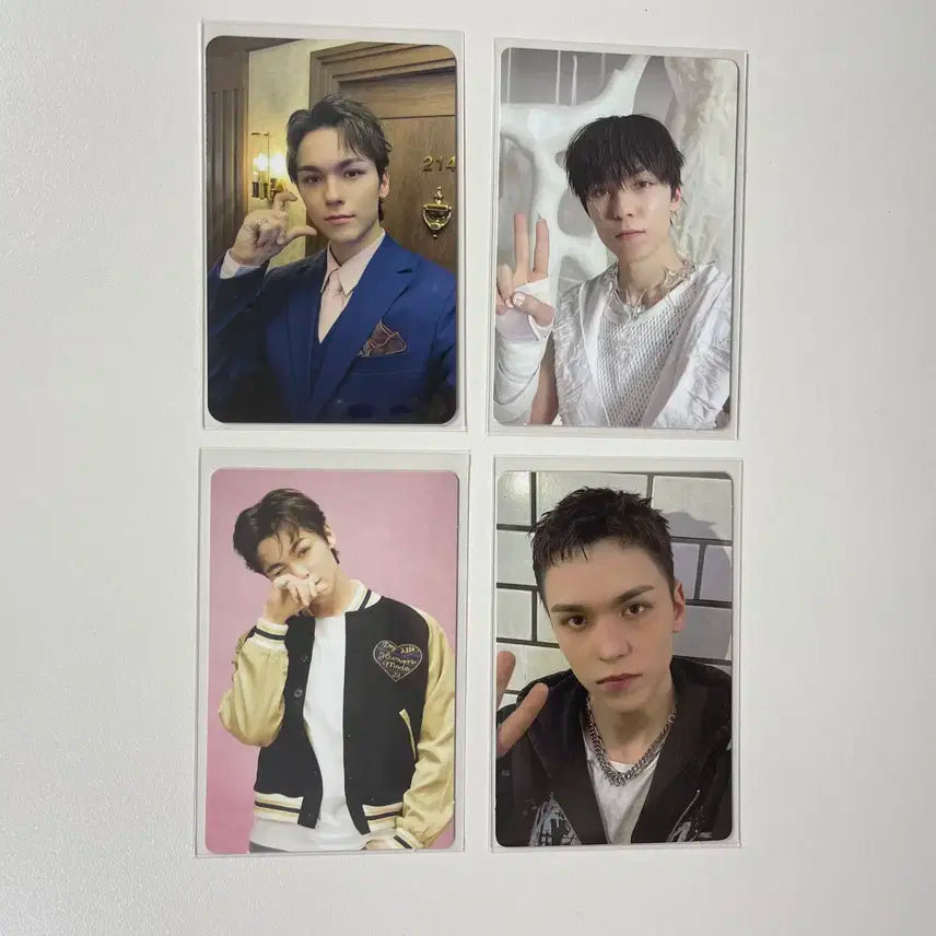 세븐틴 버논 포카 4장 일괄