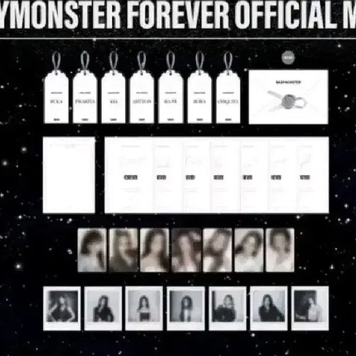 베이비몬스터 forever 포카세트 아사