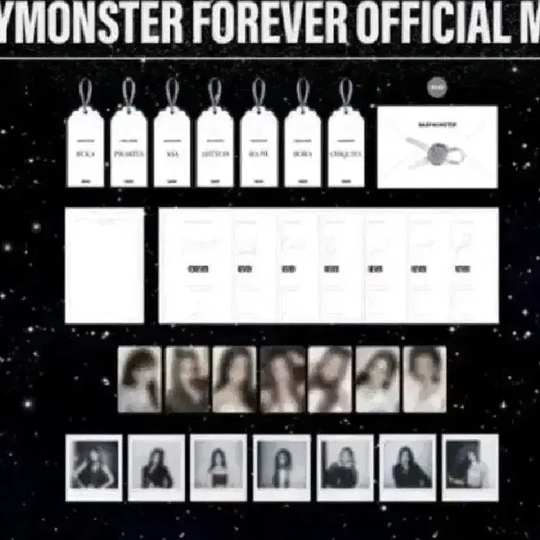 베이비몬스터 forever 포카세트 로라