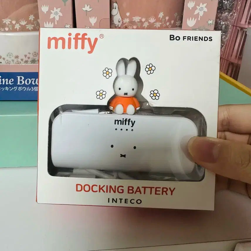 미피 도킹형 보조배터리 새상품