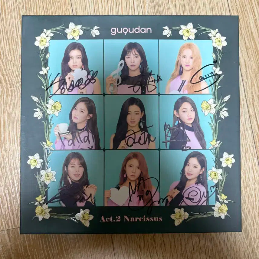 구구단 Act.2 Narcissus 친필싸인 앨범 CD