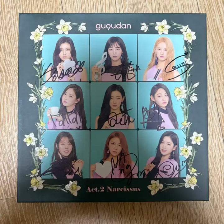 구구단 Act.2 Narcissus 친필싸인 앨범 CD