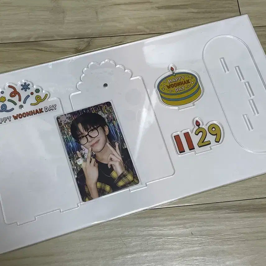 보넥도 운학 생일md 생일포카 세트 아크릴
