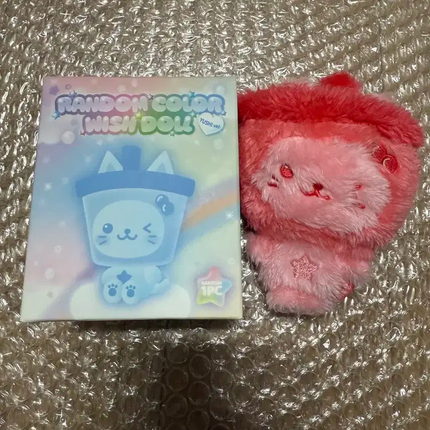 엔시티위시 랜덤 컬러 위시돌 인형 버블냥