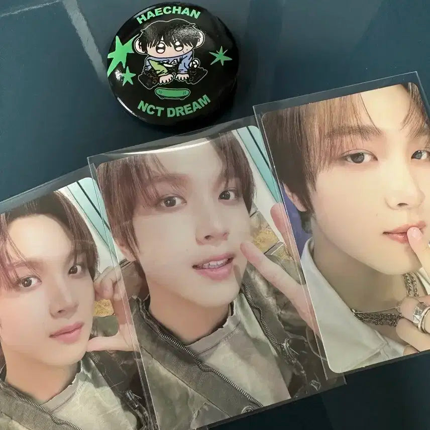 엔시티드림 해찬 트레카 셀포 5만원 포카 핀뱃지 일괄 양도 팝업