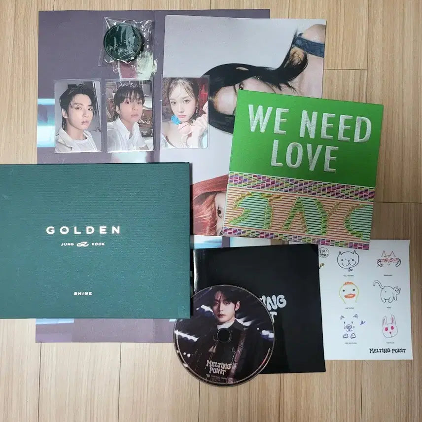 일괄) 정국 골든 앨포2장, 특전 그립톡, 제이 앨포, 앨범 등..