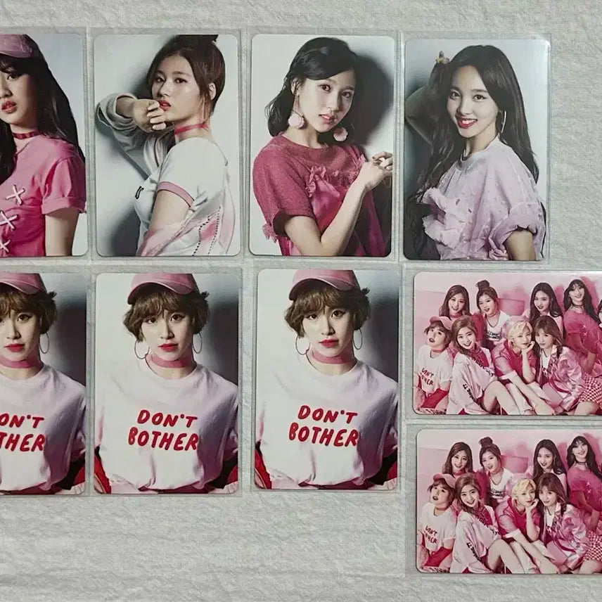 트와이스 일본 포카 나연 미나 사나 채영 지효 단체