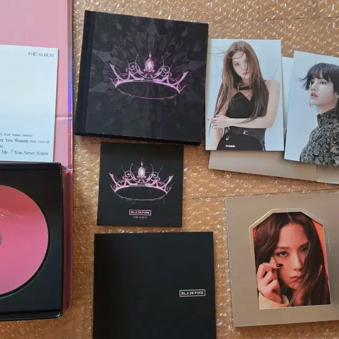 블랙핑크 더앨범 개봉품 포카제외 풀구성