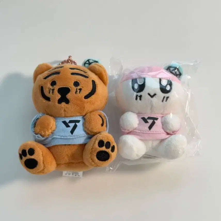 세븐틴 봉봉이 무직타이거 콜라보 인형 키링
