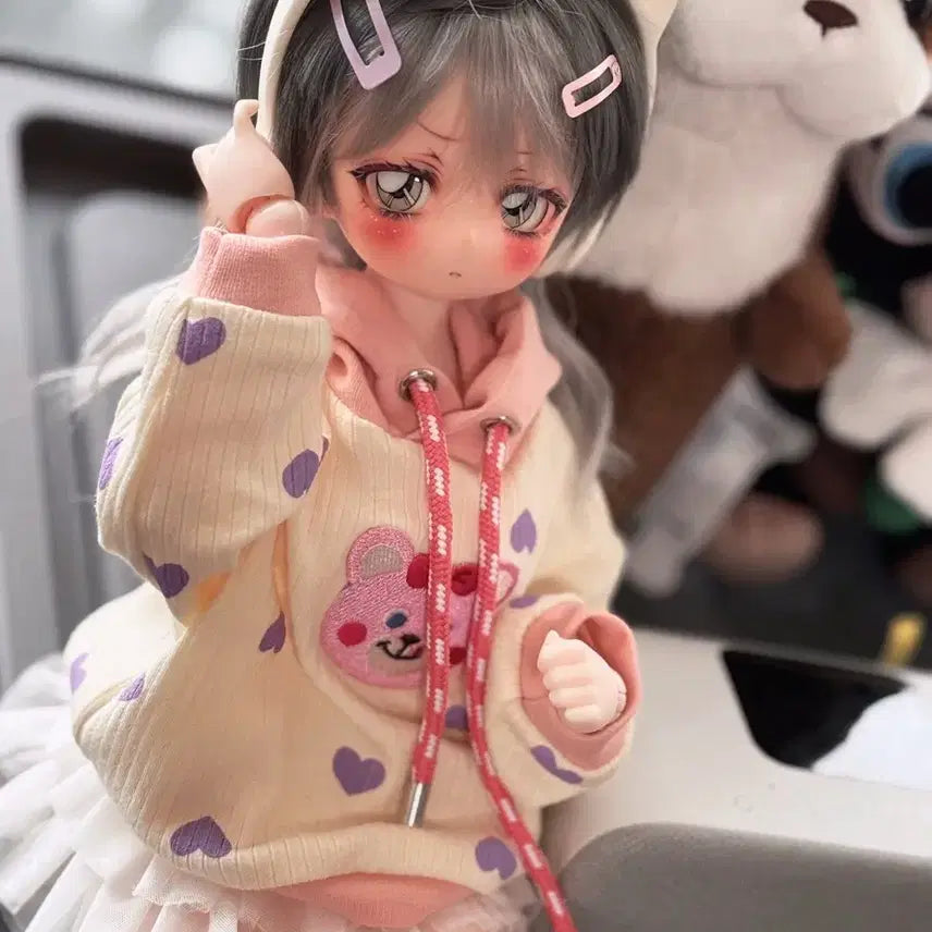 Mdd 호환 이모돌 헤드 구체관절인형 아니메