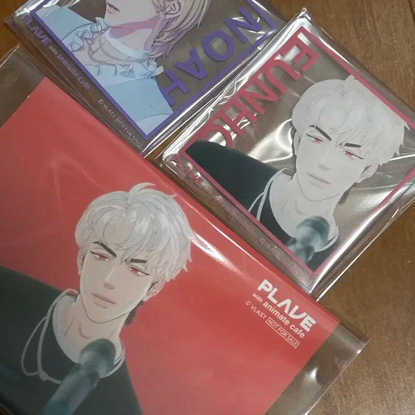 플레이브 애니메이트 코스터 아크릴 노아 은호 도은호 한정엽서