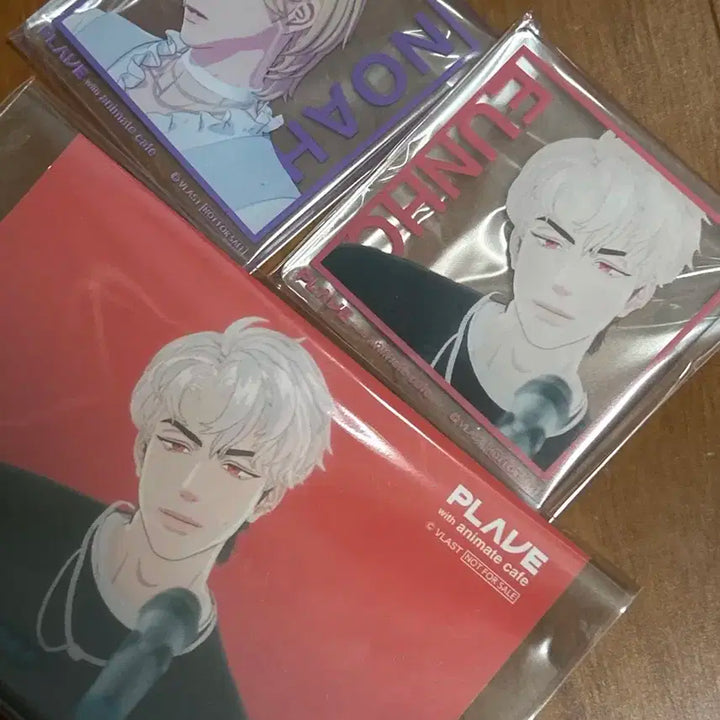 플레이브 애니메이트 코스터 아크릴 노아 은호 도은호 한정엽서